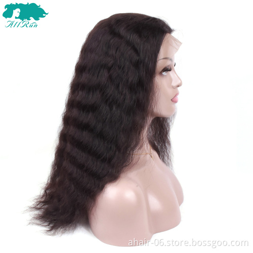 2020 Selling Well Made Indian Deep Wave Lace Frontal Wig Lace 360